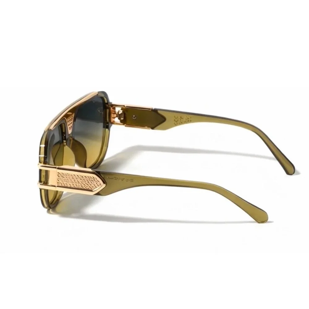 Sunglasses For MEn Hip Hop Streetwear Cholo Square Shades Outfit Rapper Eyewear